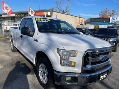 2017 Ford F-150 XLT, Ext. Cab. Power Options, Back-Rack.