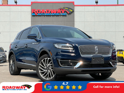 2019 Lincoln Nautilus Reserve HEATED + COOLED SEATS | NAVIGAT...