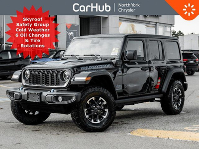 2024 Jeep Wrangler 4xe Rubicon Sky Roof 12.3In Screen Safety
