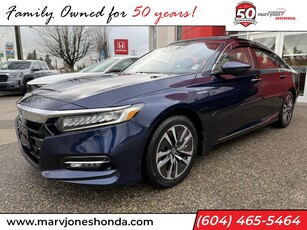 2019 Honda Accord Hybrid Touring CVT Hybrid Sedan *HONDA CERTIFIED*