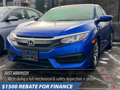 2016 Honda Civic Sedan LX $1500 Rebate for finance