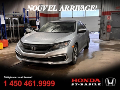 2019 Honda Civic LX - AUTOMATIQUE - BAS KILO- CERTIFI - WOW!!!