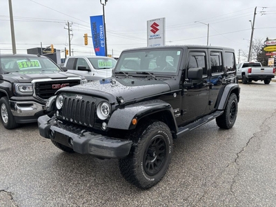Used 2018 Jeep Wrangler Unlimited Sahara ~Nav ~Heated Leather ~Bluetooth for Sale in Barrie, Ontario