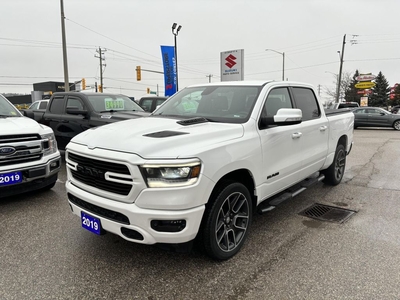 Used 2019 RAM 1500 Sport 4x4 Crew Cab ~Backup Cam ~Bluetooth ~NAV for Sale in Barrie, Ontario