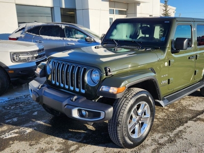 Used 2021 Jeep Wrangler Unlimited Sahara for Sale in Woodstock, New Brunswick