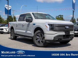 New 2024 Ford F-150 Lightning Flash 312A EXT RANGE, PRO POWER ONBOARD 9.6KW, MAX TOW for Sale in Surrey, British Columbia