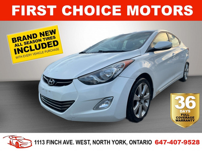 2011 HYUNDAI ELANTRA LIMITED ~AUTOMATIC, FULLY CERTIFIED WITH WA