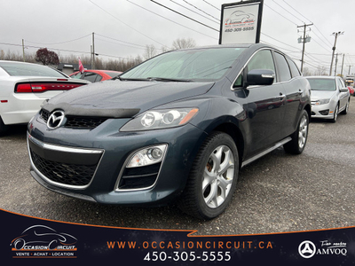 2012 Mazda CX-7 GT 167,000KM AWD CUIR/TOIT OUVRANT/CRUISE/MAGS !