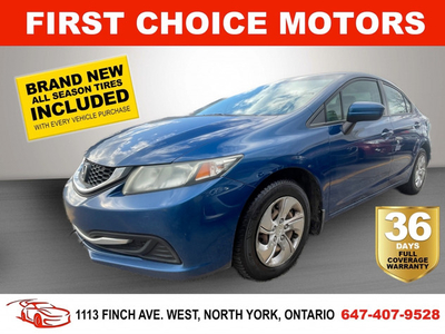 2015 HONDA CIVIC LX ~AUTOMATIC, FULLY CERTIFIED WITH WARRANTY!!!