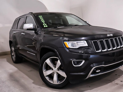2016 Jeep Grand Cherokee OVERLAND + DIESEL + CUIR + TOIT OUVRANT