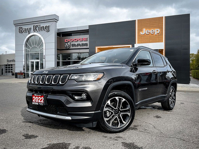 2022 Jeep Compass Limited | HEATED LEATHER | REMOTE START | B...
