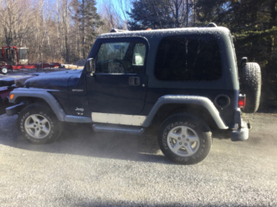 2003 Jeep Wrangler with Plow