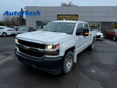 2018 Chevrolet Silverado 1500 WT CREW-CAB 5.3L CARPLAY, CAMERA,