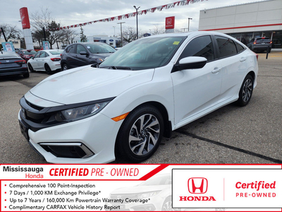 2019 Honda Civic EX /HONDA CERTIFIED/ ONE OWNER/ NO ACCIDENTS
