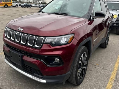 2022 Jeep Compass 4x4 Limited Fresh Trade! Fully Loaded!