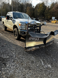 F250 with v plow or without