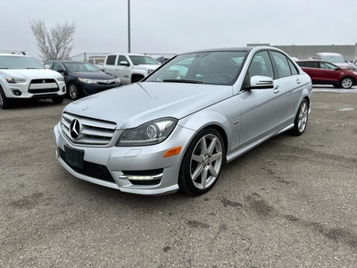 Used 2012 Mercedes-Benz C-Class C350 4MATIC LEATHER MOONROOF $0 DOWN for Sale in Calgary, Alberta