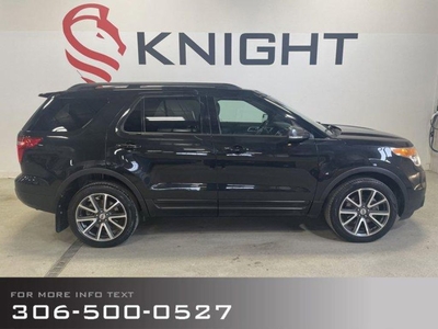 Used 2015 Ford Explorer XLT with Appearance Pkg and 2nd Row Dual Captain Chairs, Local Trade for Sale in Moose Jaw, Saskatchewan