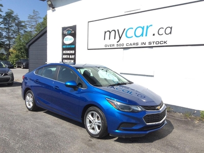 Used 2018 Chevrolet Cruze LT Auto ALLOYS. HEATED SEATS. BACKUP CAM. PWR GROUP. A/C. BLUETOOTH. PWR SEATS. KEYLESS-ENTRY. for Sale in Kingston, Ontario