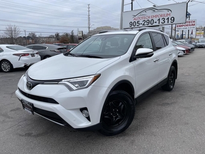 Used 2018 Toyota RAV4 LIMITED AWD PEARL WHITE/NAVI/PUSH START/SUNROOF/LEATHER for Sale in Mississauga, Ontario