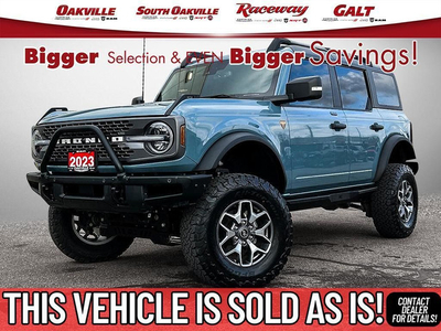 2023 Ford Bronco BADLANDS | WHOLESALE TO THE PUBLIC | SOLD AS I