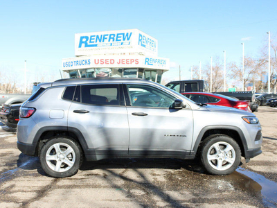 2024 Jeep Compass Sport 4x4, LOW KMS! Heated Seats,
