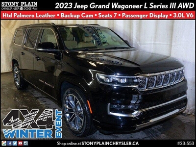 Used Jeep Grand Wagoneer 2023 for sale in Stony Plain, Alberta