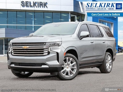 New 2024 Chevrolet Tahoe HIGH COUNTRY for Sale in Selkirk, Manitoba