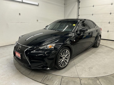 Used 2015 Lexus IS 250 AWD F SPORT 3 RED LEATHER NAV BLIND SPOT for Sale in Ottawa, Ontario