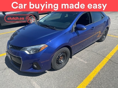 Used 2015 Toyota Corolla S Upgrade w/ Rearview Cam, Bluetooth, A/C for Sale in Toronto, Ontario