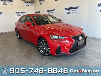 Used 2017 Lexus IS 300 F SPORT AWD LEATHER ROOF NAV ONLY 63KM! for Sale in Brantford, Ontario