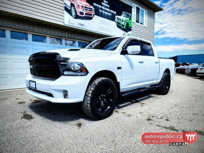 Used 2017 RAM 1500 Sport Night Edition Hemi 4x4 Certified Loaded One for Sale in Orillia, Ontario