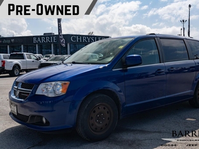 Used 2018 Dodge Grand Caravan CVP/SXT PREMIUM SEATS WITH SUEDE INSERTS I 6.5-INCH TOUCHSCREEN WITH NAVIGATION SYSTEM I FLEX-FUEL VEHICLE I for Sale in Barrie, Ontario
