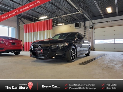 Used 2018 Honda Accord Sedan Sport Carplay/Remote Start/1 Owner/0 Accidents! for Sale in Winnipeg, Manitoba