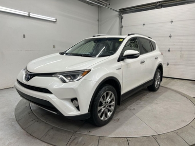 Used 2018 Toyota RAV4 Hybrid LIMITED AWD SUNROOF HTD LEATHER 360 CAM NAV for Sale in Ottawa, Ontario
