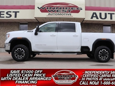 Used 2020 GMC Sierra 2500 HD SLE 4X4 6.6L V8, CREW/ LIFTED/LOADED/SHARP/AS NEW for Sale in Headingley, Manitoba