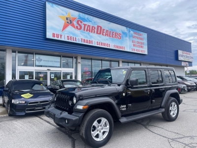 Used 2020 Jeep Wrangler UNLIMITED SPORT 4x4 for Sale in London, Ontario