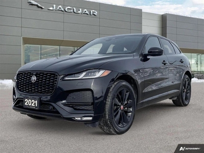 Used 2021 Jaguar F Pace P250S No Accidents Local Lease for Sale in Winnipeg, Manitoba
