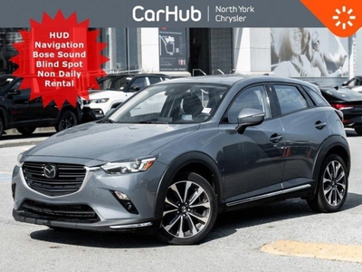 Used 2021 Mazda CX-3 GT AWD Sunroof Active Assists HUD Navi BOSE Sound CarPlay for Sale in Thornhill, Ontario