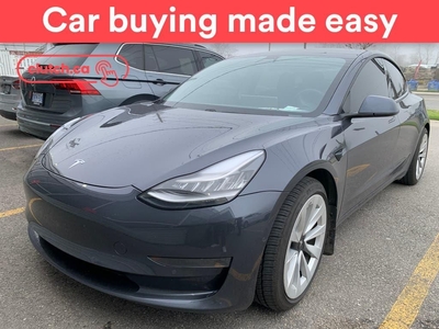 Used 2021 Tesla Model 3 Standard Range w/ Autopilot, Rearview Cam, Bluetooth for Sale in Toronto, Ontario