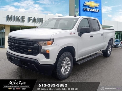 Used 2022 Chevrolet Silverado 1500 Work Truck push button start, heated outside mirrors,remote keyless entry,HD rear vision camera for Sale in Smiths Falls, Ontario