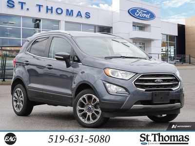 Used 2022 Ford EcoSport Titanium AWD Leather Hearted Seats, Navigation, Alloy Wheels for Sale in St Thomas, Ontario