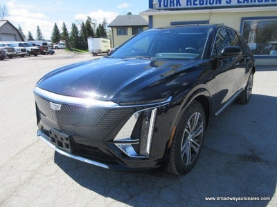 Used 2023 Cadillac LYRIQ LOADED LUXURY-EDITION 5 PASSENGER 340-HP-ELECTRIC-MOTOR.. NAVIGATION.. PANORAMIC SUNROOF.. LEATHER.. HEATED/AC SEATS.. AKG-AUDIO.. for Sale in Bradford, Ontario