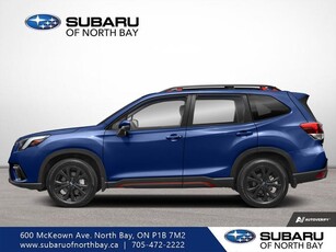New 2024 Subaru Forester Sport - Sunroof for Sale in North Bay, Ontario