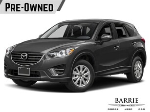 Used 2016 Mazda CX-5 GS SUNROOF LEATHER BLIND SPOT HANDS FREE CALLING NO ACCIDENTS ONE OWNER for Sale in Barrie, Ontario