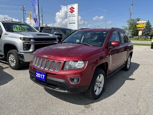 Used 2017 Jeep Compass High Altitude 4x4 ~Heated Leather ~Power Moonroof for Sale in Barrie, Ontario