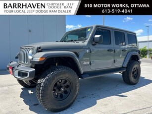 Used 2019 Jeep Wrangler Unlimited Sahara 4x4 Leather Navi Low KM's for Sale in Ottawa, Ontario