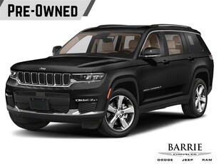 Used 2021 Jeep Grand Cherokee L Summit LUXURY TECH GROUP 19 SPEAKER MCINTOSH AUDIO ONE OWNER NO ACCIDENTS for Sale in Barrie, Ontario