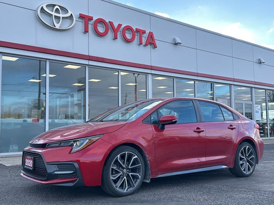 2020 Toyota Corolla SE WITH UPGRADE PACKAGE AND 6SPD. MANUAL