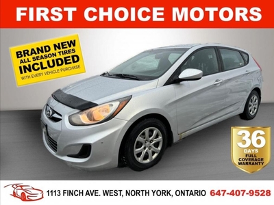 Used 2012 Hyundai Accent GL ~AUTOMATIC, FULLY CERTIFIED WITH WARRANTY!!!~ for Sale in North York, Ontario